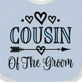 thumbnail image 4 of Inktastic Cousin of the Groom Wedding Party Boys or Girls Baby Bib, 4 of 4