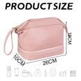 thumbnail image 2 of Laklulu Bolsa de cosméticos de viaje de gran capacidad, bolsas de cosméticos, bolsas de maquillaje para damas, bolsa de maquillaje de viaje con ruedas, talla única, 2 of 6