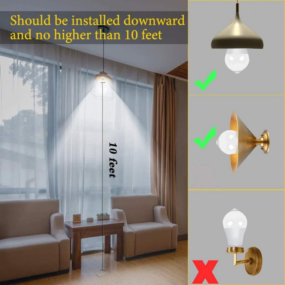 100 Watt Equivalent, Dusk to Dawn Sensor, Non-Dimmable - E26 LED Light Bulb, Daylight, 2-Pack
