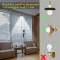 12W E26 Motion Sensor Light Bulbs, Indoor/Outdoor Security Bulb, LED