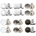 thumbnail image 1 of COOPHYA 12Set No Sew Button Instant Button Pins Alloy for Clothing Adjustment in Assorted Color, 1 of 7