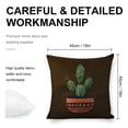 thumbnail image 2 of cactus pot aestheticismLinen toss pillowcase decoration pillowcase gifting preferred 18x18 inch cushion cover 4 sets sofa pillowcase sofa bedroom living room car, 2 of 8