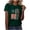 a001 Green, variant on FchengtaiS 250 Anniversary USA Shirt Women 4th of July Shirts Graphic Loose Tops Crew Neck Short Sleeve Pullover Tunics 250th Birthday T-Shirt Patriotic Shirts Tops Green L