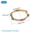thumbnail image 2 of Unique Bargains 2Pack T-Bolt Hose Clamps, 240-252mm/9.45'-9.115' ID Range, Carbon Steel Radiator Hose Clamp Intake Clamp, 2 of 4