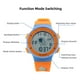 thumbnail image 3 of Reloj Cronógrafo Para Niños Con Retroiluminación LED Colorida, Resistente Al Agua Hasta 50M, Calendario, Alarma, Correa De TPU, Reloj 12 24 H Para Niños Y Niñas, 3 of 7