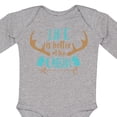 thumbnail image 4 of Inktastic Life is Better at the Cabin, Deer Antlers, Camping Boys or Girls Long Sleeve Baby Bodysuit, 4 of 5
