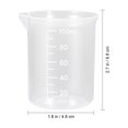 thumbnail image 2 of KAKOWELY plastic measuring cups 10pcs Plastic Measuring Cup Laboratory Graduated Measuring Cup Liquid Measure Cup2.76"X2.2"X2.2", 2 of 4
