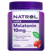 NATROL Melatonin Gummies 10 mg - Strawberry - 90 ct (Packaging May Vary)
