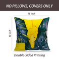 thumbnail image 2 of LALILO Throw Pillow Covers Yellow Like Gun Palm Tropical Leaves Cushion Cover 18" x 18", 2 Pack, 2 of 6