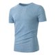 thumbnail image 2 of pstuiky camisetas de hombre, Sudadera con capucha de manga larga, color liso, con media cremallera, cuello alto, forro polar grueso, estilo cálido para hombre camisas casuales para hombre xxl, 2 of 9