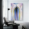 thumbnail image 3 of Grey Line With Black, Blue And Yellow (1923) by Georgia OKeeffe Painting Poster Poster Decorative Painting Canvas Wall Art Living Room Posters Bedroom Painting 24x36inch(60x90cm), 3 of 6