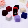 thumbnail image 5 of Red Engagement Heart Shape Ring Box Wedding Earring Store Jewelry Display Valentine's Day Gift Pink, 5 of 6