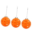 thumbnail image 5 of yotijay 3Pcs Pickleball Ornament Set Bag Keychain Christmas Tree Hanging Decorations for Orange, 5 of 9