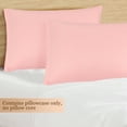 thumbnail image 6 of PiccoCasa 2 Pack Egyptian Cotton Pillowcases with Zipper Clourse Standard Light Pink, 6 of 8