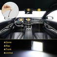thumbnail image 2 of 10X 48SMD COB LED Car Interior Dome Panel T10 Festoon BA9S Light Bulbs White 12V, 2 of 8