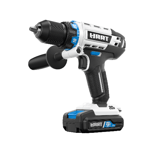 Open Box HART HPHD01B 20-Volt Cordless 1/2-inch Hammer Drill Kit (1) 1.5Ah Lithium-Ion Battery
