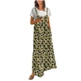 thumbnail image 3 of Horkkom Wide Leg Jumpsuits for Women Loose Floral Print Sleeveless Jumpsuits Comfy Baggy Button Rompers with Pockets, Gifts for Women L, 3 of 7