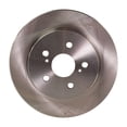 thumbnail image 3 of KarParts360 For Toyota Corolla 2014-2022 Brake Discs Rear | Cast Iron | Natural | 2-Wheel Set | Solid | 5 Pieces Lugs | 10.2 Inches Disc Diameter | Replacement For 4243102250, 4243102200, 3 of 6