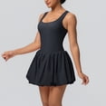 thumbnail image 2 of AEXTO Robe de Tennis avec Short Intégré et Soutien-Gorge Robe Athlétique pour Femmes Été Golf Active Robe d'Entraînement, 2 of 16