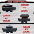 thumbnail image 6 of BUCKLOS Noseless Bike Seat for Comfort Men&Women Extra Wide Bicycle Seat Cushion Oversized Comfortabele Foam Padded Bike Saddle for Peloton Exercise Bike Ebike Cruiser Bikes, 6 of 8