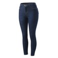 thumbnail image 3 of Aayomet Jeans For Women High Waist Women's Cowboy Cut High Rise Slim Fit Tapered Leg Jean,Blue S, 3 of 5