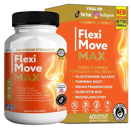 GreenVify Flexi Move Max – Joint Mobility & Flexibility Daily Supplement 60ct