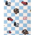 thumbnail image 3 of Disney Cars Baby Boys' Bodysuit Pants and Bib Set McQueen Mater Blue, 3 of 8