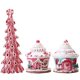 thumbnail image 5 of Adornos de decoración para árbol de Navidad con castillo luminoso de Navidad 2023, arcilla suave, lindos accesorios para macarrones, suministros para fiestas navideñas, 5 of 5
