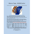 thumbnail image 5 of MERCO M188 Blue Painters Masking Tape 36mm x 55M USA Made 14-Day Clean Release 24 Rolls, 5 of 6