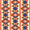thumbnail image 2 of Pela Studio 20x20 Black Ornate Wood Framed with Double Matting Museum Art Print Titled - Wild Wood Tiles IV Bright, 2 of 4