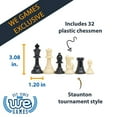 thumbnail image 3 of WE Games Ensemble d'Échecs de Voyage pour Adultes, Plateau d'Échecs en Vinyle de 17 Pouces avec Tube de Transport Portable, 3 of 8