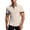 Khaki, variant on Yifymode Men's Textured Knit Short Sleeve Polo Shirt, Contrast Collar Regular Fit Everyday Casual Top Black L