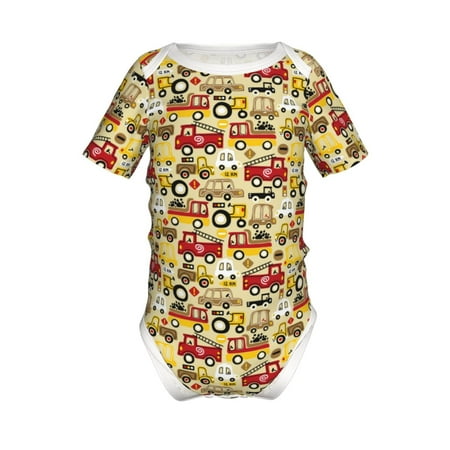 

Yiaed Vehicles Print Infant Climbing Short Sleeve Onesie One-Piece Baby Bodysuit Clothes 0-12 Months -2 Years