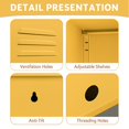 thumbnail image 2 of AKDSteel Metal Locker Nightstand with Shelf,Single Door Lockable Metal End Table,Modern Bedside Table, Versatile Side Cabinet for Bedroom, Living Room, or Office, 2 of 5