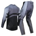 thumbnail image 5 of Willbros Motocross Jersey and Pants Combo MX Dirt Bike Gear Set Racewear Offroad Adult Black Grey (Jersey XXL Pants 38), 5 of 5