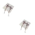 thumbnail image 2 of Jumpingount 1 par de pendientes de mujer, pendientes de tuerca para niñas, joyería elegante para la oreja para banquete, Navidad, Acción de Tamaño 14 Perla Insecto 2Conjunto, 2 of 6