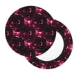 thumbnail image 2 of Lsque Vintage Psychedelic Pattern Round Bar chair cushion covers Velvet Fabric Premium Comfort Protects from Scratches and Stains for 14-17 Inch Chair-12 inch, 2 of 7