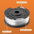 thumbnail image 5 of OWNTIDE 0.065" Trimmer Line Spool, 16ft, Auto Feed, for CLGT2410T, CLGT2410S, CLGT2412S, CLGT2410H, 5 of 5