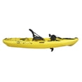 thumbnail image 4 of BKC PK11 10.6' Single Propeller Pedal Drive Fishing Kayak W/Rudder System, Paddle and Upright Back Support Aluminum Frame Seat Person Foot Operated Kayak, 4 of 9