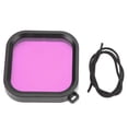 thumbnail image 1 of Dive Filters, Camera Dive Filters UV Proof Quadrate Scratch Proof Colored Color Correction ABS  For Hero 10 11 Black Pink,Purple,Red, 1 of 8
