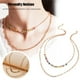 thumbnail image 1 of Collar para mujer, joyería para mujer, joyería para mujer 2020, nuevo collar de cuentas de arroz de color estilo clan bohemio, cadena de clavícula multicapa simple, collar de aleación para mujer, 1 of 5