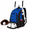 Blue, variant on Grey 40L Baseball Softball Bag with Shoe Compartment and Fence Hook for T-ball Gear
