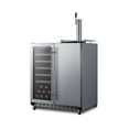thumbnail image 7 of Summit 30-Inch Indoor/Outdoor Dual Zone Wine Cellar / Singe Tap Beer Dispenser / Kegerator - SWBC3041, 7 of 7