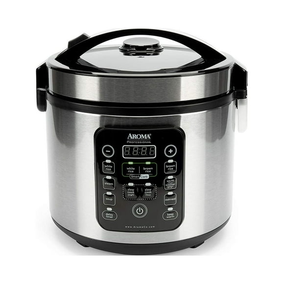 Aroma Housewares Multi Use 20 Cup Smart Carb Rice Cooker with Cool Touch