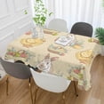 thumbnail image 4 of Coolnut Easter Bunny Egg Chick Rectangle Tablecloth Spill-Proof Polyester Table Cloth Table Cover for Kitchen Dining Picnic Holiday Party Decoration,54"x54", 4 of 7