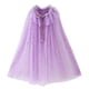 thumbnail image 1 of Capa de princesa de terciopelo para niñas, capa de invierno con lentejuelas, Elsa, sirena, Ariel, traje de fiesta de Navidad zhangmengya unisex, 1 of 2
