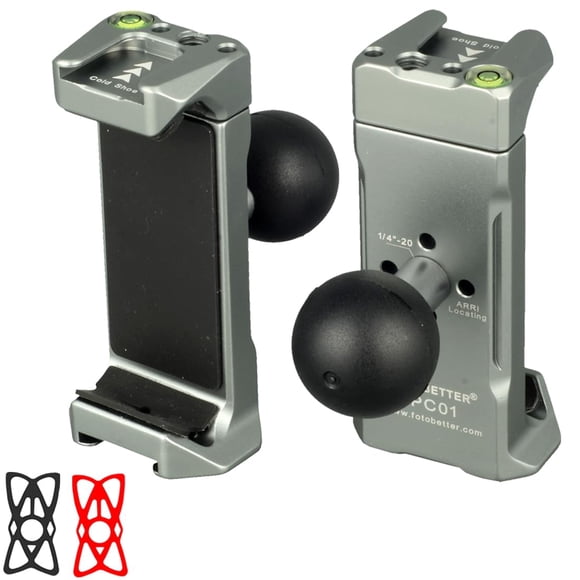 Soporte de teléfono DEKEENSTAR con forma de bola de 25 mm para coche, bicicleta y moto
