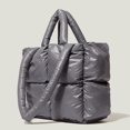 thumbnail image 5 of CoCopeaunt Puffer Tote Bag for Women Quilted Puffy Handbag Light Winter Down Cotton Padded Shoulder Bag Down Padding Tote Bag, 5 of 7