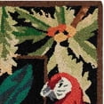 thumbnail image 3 of Safavieh Chelsea Collection HK296A Hand-Hooked French Country Wool Accent Rug, 2'6" x 4', Black, 3 of 3