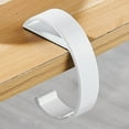 thumbnail image 3 of Stainless Steel Backpack Hook for Desk Side Hanging Storage, Detachable and Portable Organizer for Office, Home, Outdoor, Multi-Purpose Clip for Bags, Accessories and Everyday Items, 3 of 5